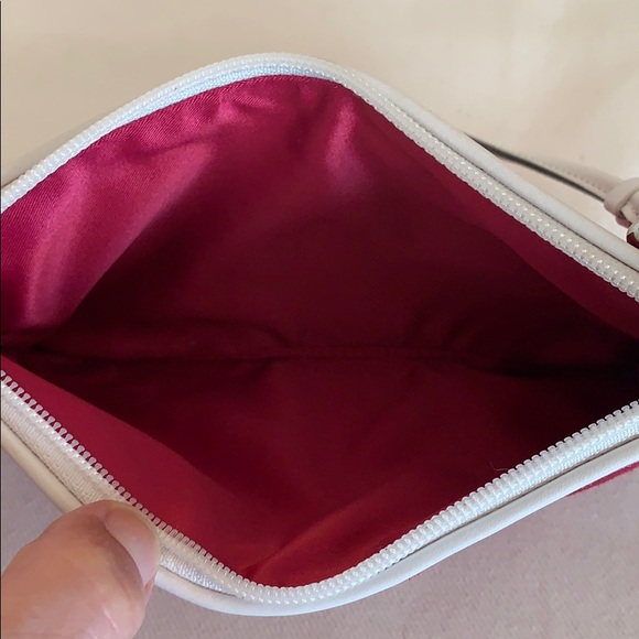 Coach Signature Suede Wristlet - Picture 6 of 9